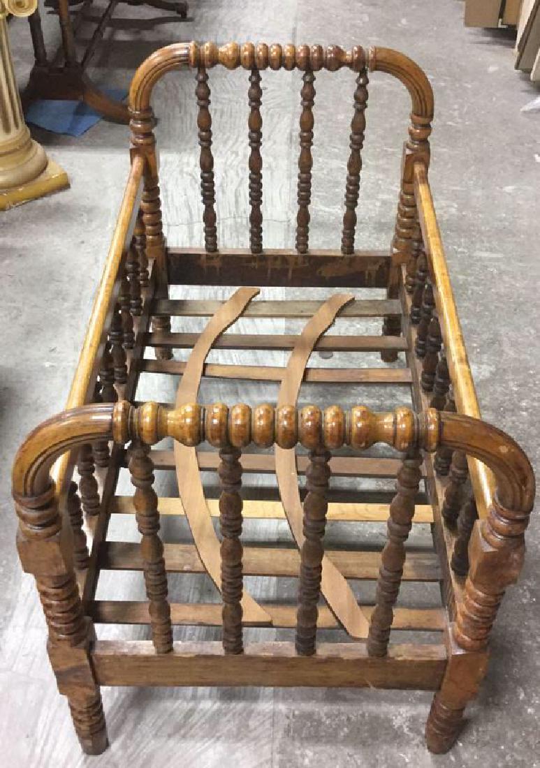 antique spindle crib