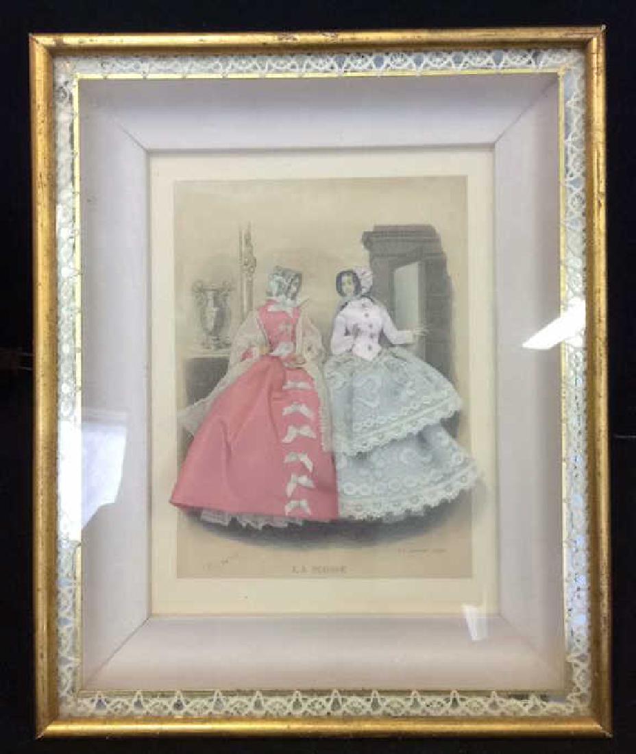 Victorian Style Mixed Media Fashion Artwork Shadow (1 of 9)