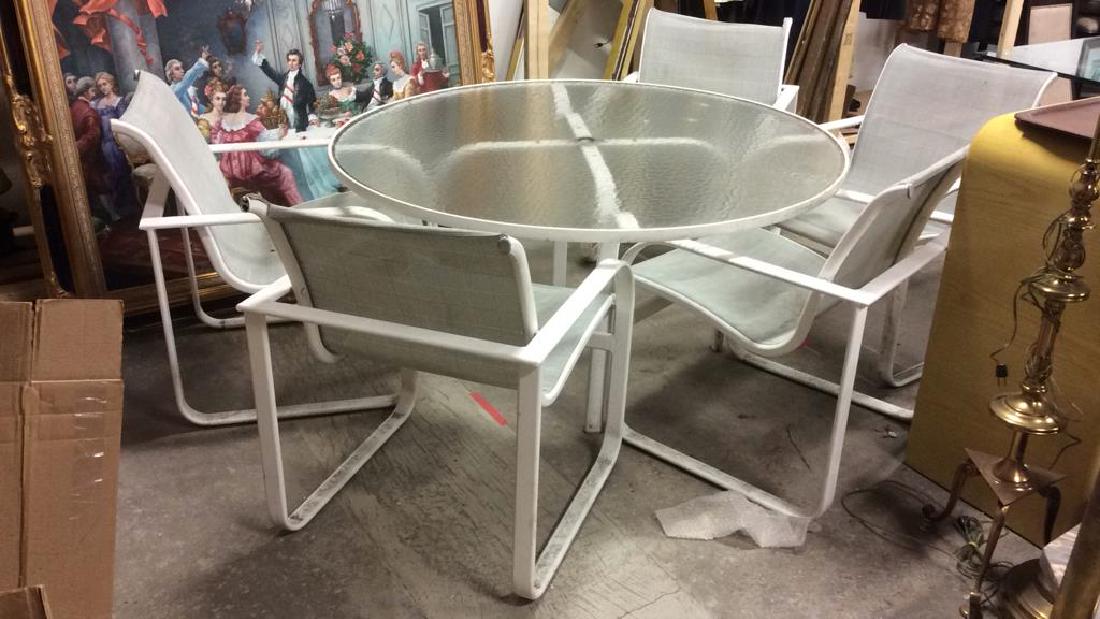 Lot 6 Outdoor Table & Chairs, Brown Jordan FUrnitu (1 of 10)