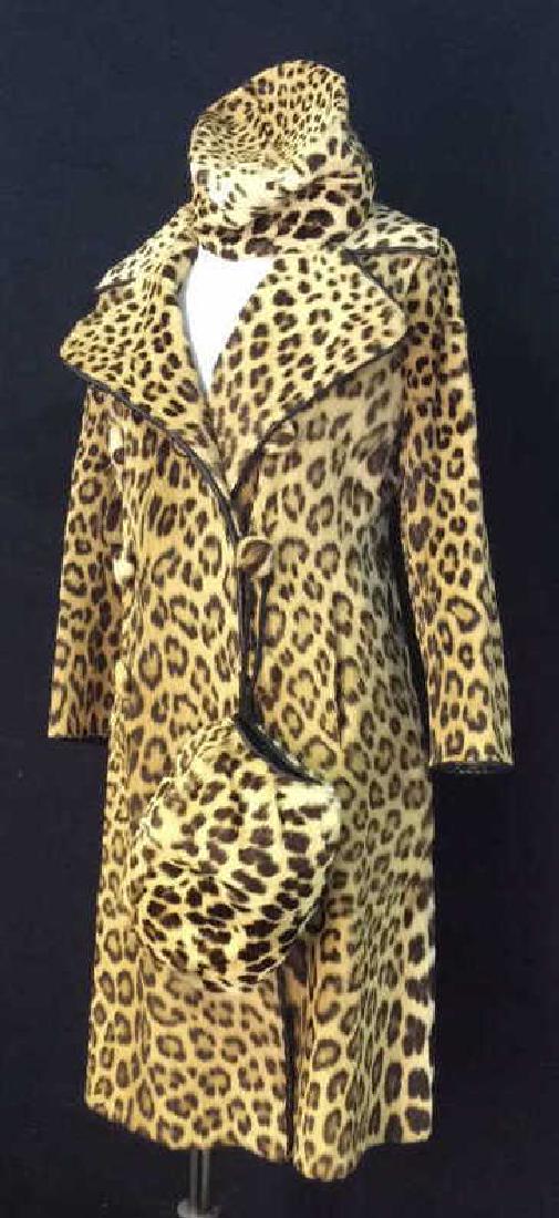 Vintage Couture Leopard Coat w Hat & Muffler (1 of 13)