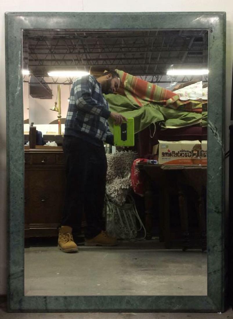 Stone Marble Frame Beveled Mirror (1 of 8)