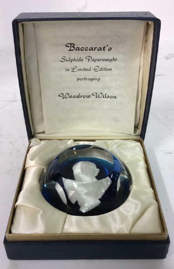 Limited Edition BACCARAT Sulphide Paperweight (1 of 10)