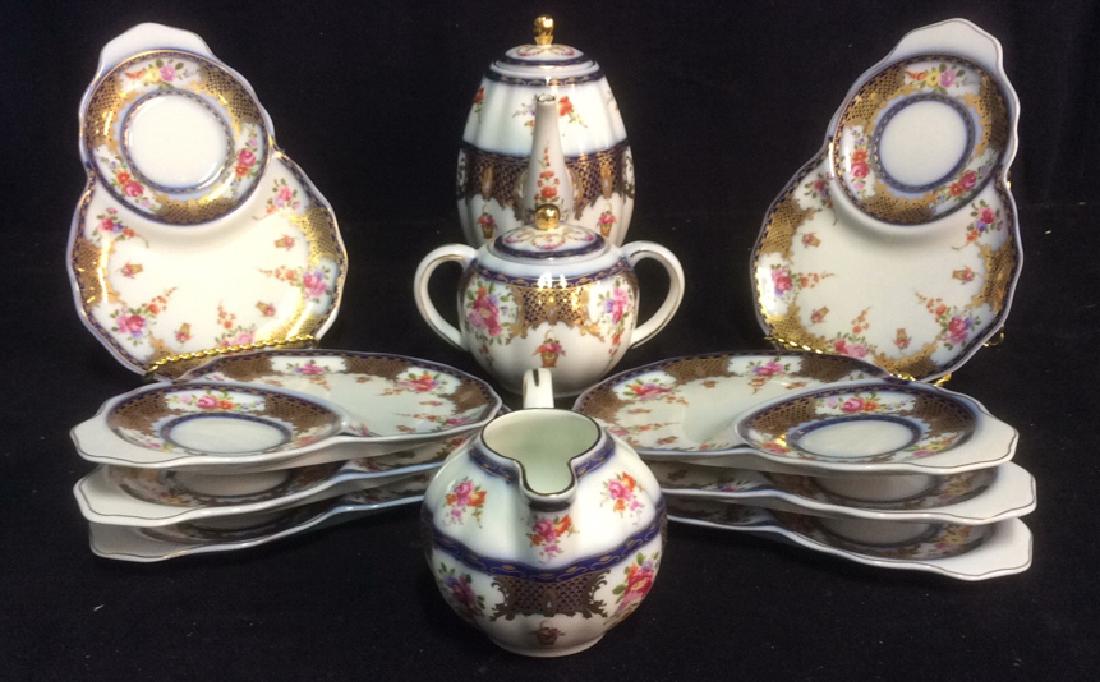 Vintage Lot 11 Biscuit & Tea China Set (1 of 10)
