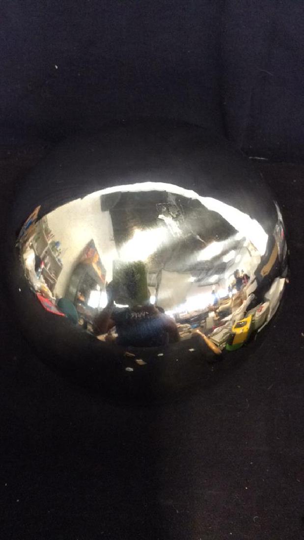 Silver Toned Decorative Metal Ball Sculpture (1 of 8)
