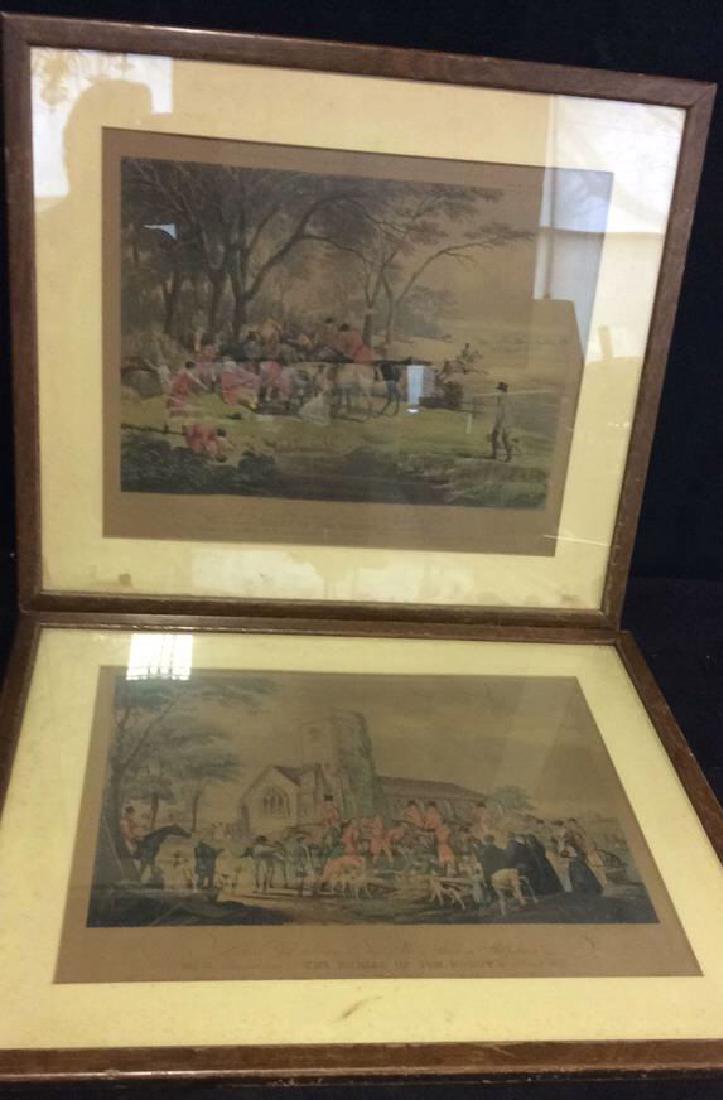 Pair Framed Art Prints Death&Burial of Tom Moody (1 of 11)