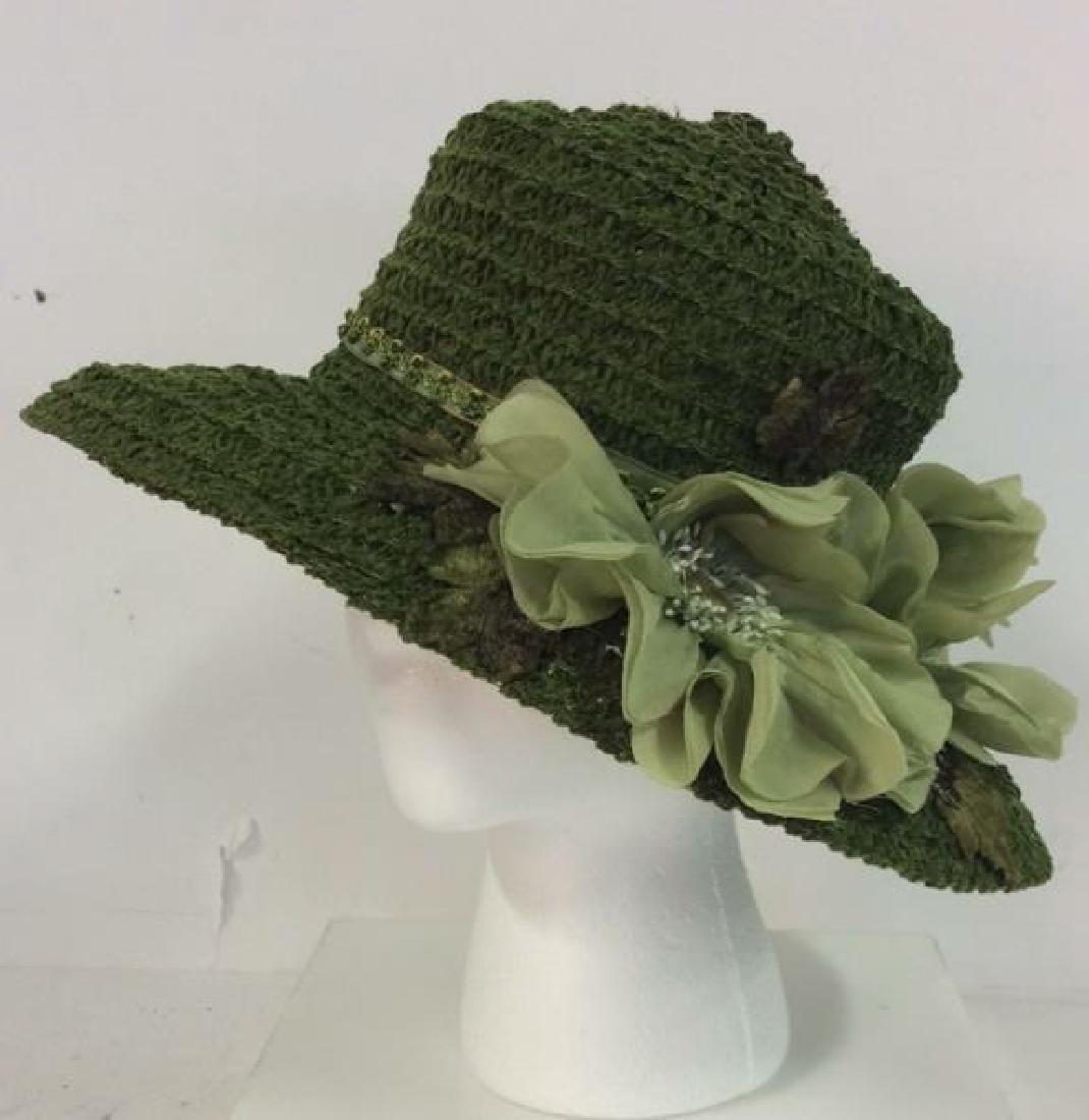 Rivka Millinery Ladies Fashion Hat w Flowers (1 of 8)