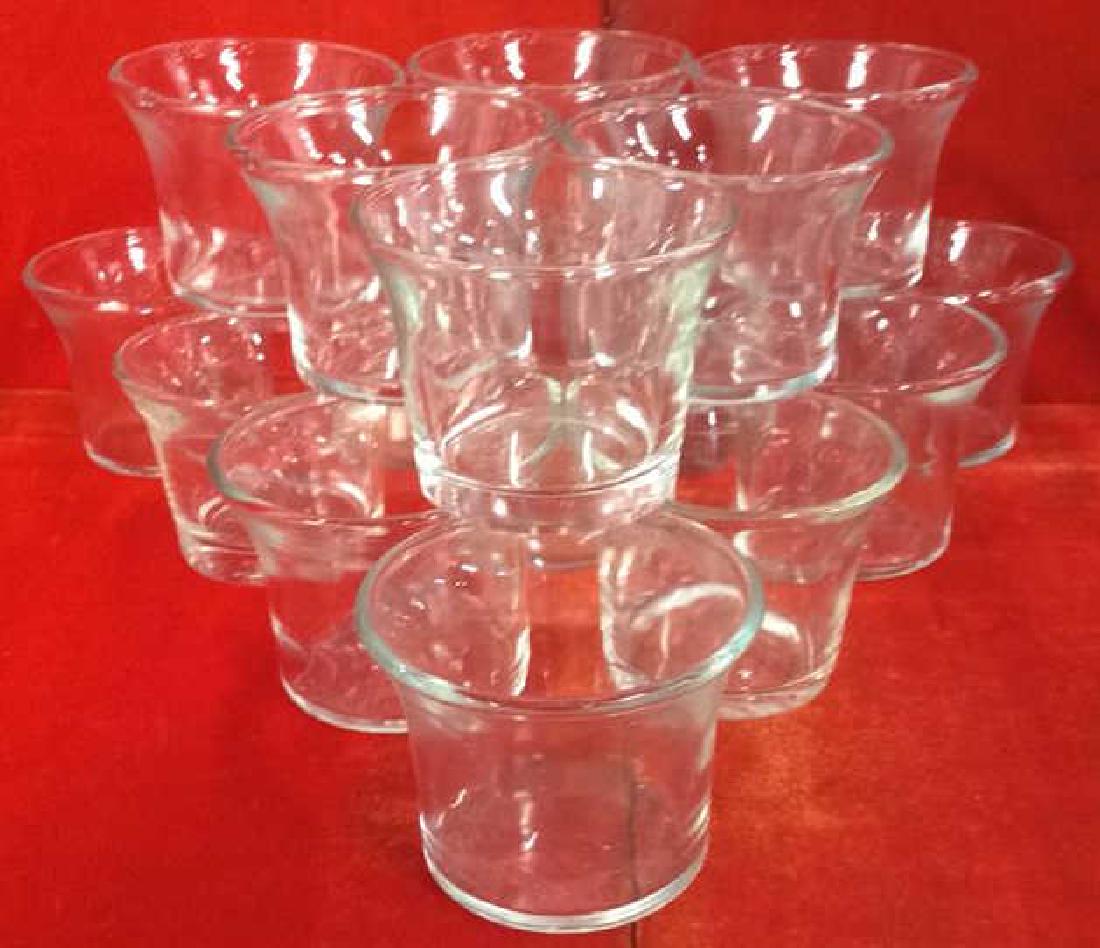 Lot 16 Glass Tea Candle Holders (1 of 5)