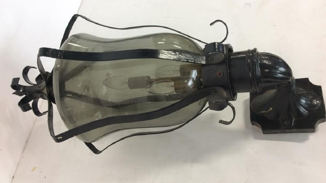 Black Toned Metal Outdoor Light Fixture (1 of 6)