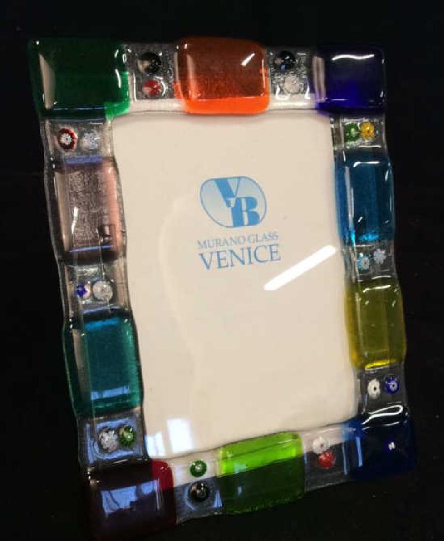 Murano Glass w Lucite Picture Frame (1 of 5)