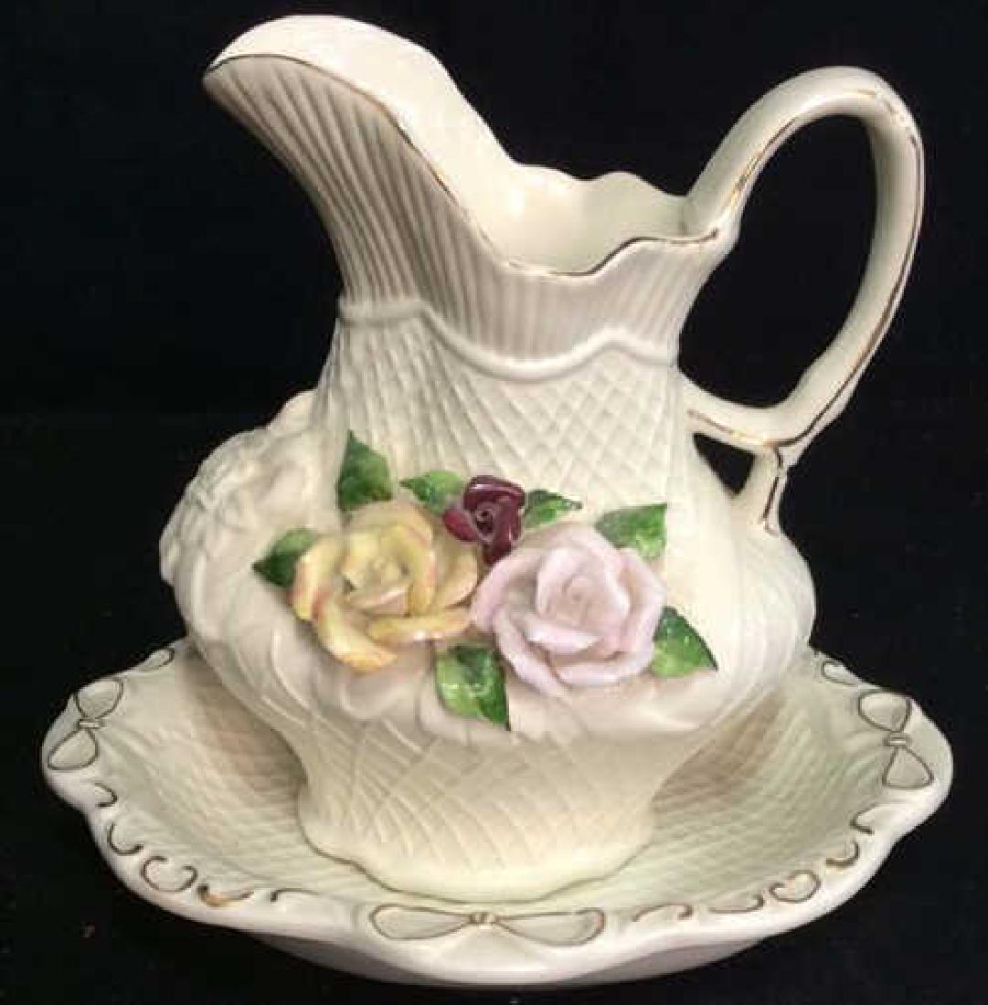 Porcelain Pitcher and Basin (1 of 9)