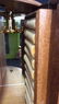 Vintage Wood Glass Brass Jewelry Cabinet - 4