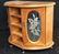 Vintage Wood Glass Brass Jewelry Cabinet - 8
