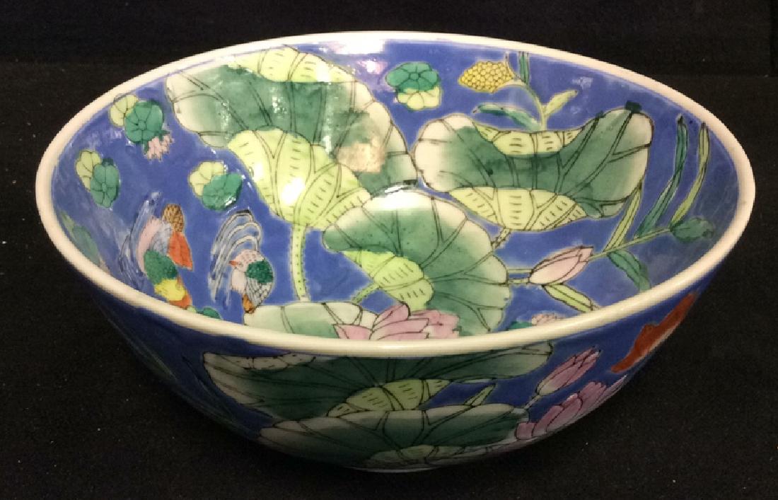 Enameled Ceramic Porcelain Chinese Bowl (1 of 6)