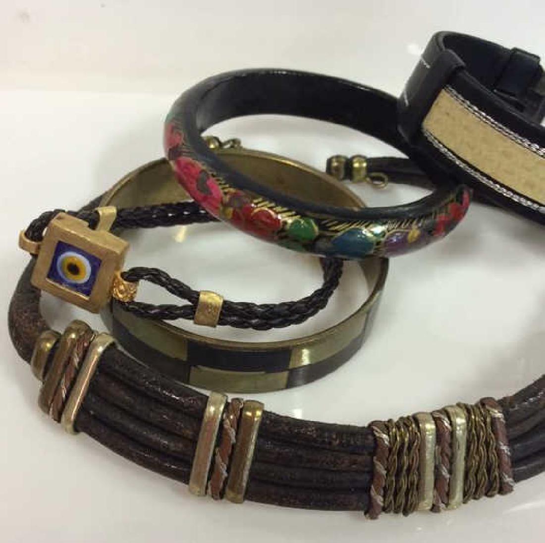 Lot 5 Assorted Bracelets W Necklace Jewelry (1 of 8)