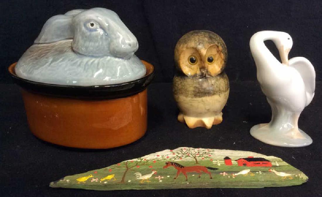 Lot 4 Animal Tabletop Accessories (1 of 7)