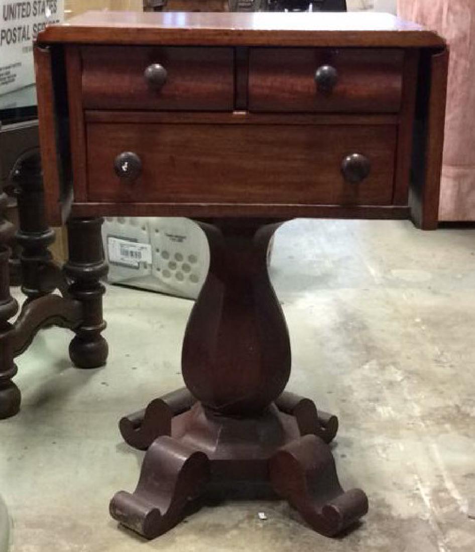 Empire Swivel Drop Leaf Side Table (1 of 10)