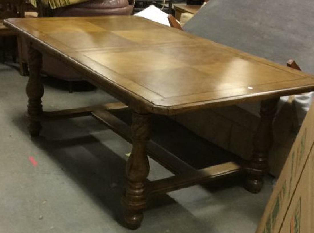 Country French Style Wood Dining Table (1 of 10)