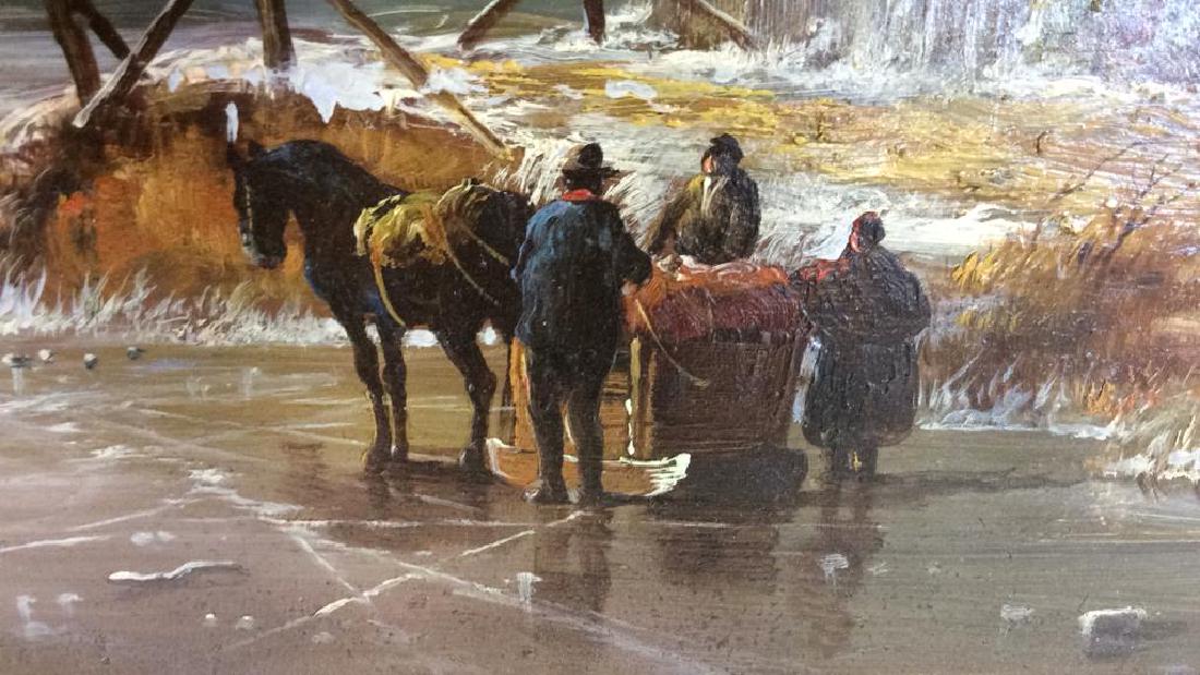 FRANK LION Signed Oil Painting, antique (1 of 10)