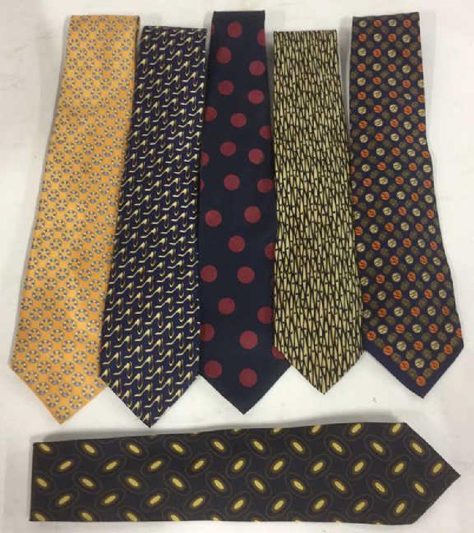 Lot 6 Designer Silk Men's Neckties (1 of 11)