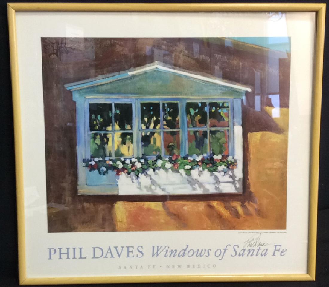PHIL DAVES Windows Of Santa Fe Poster (1 of 6)