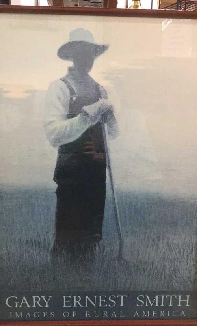Framed Gary Ernest Smith Print, Rural America (1 of 9)