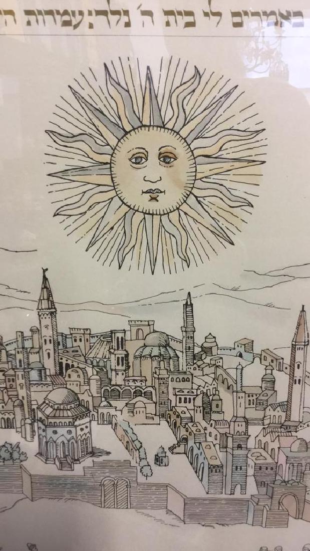 Limited Edition Israeli Lithograph By Raphie Etgar (1 of 10)