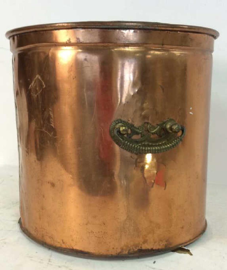 Antique Copper Planter Bucket (1 of 7)
