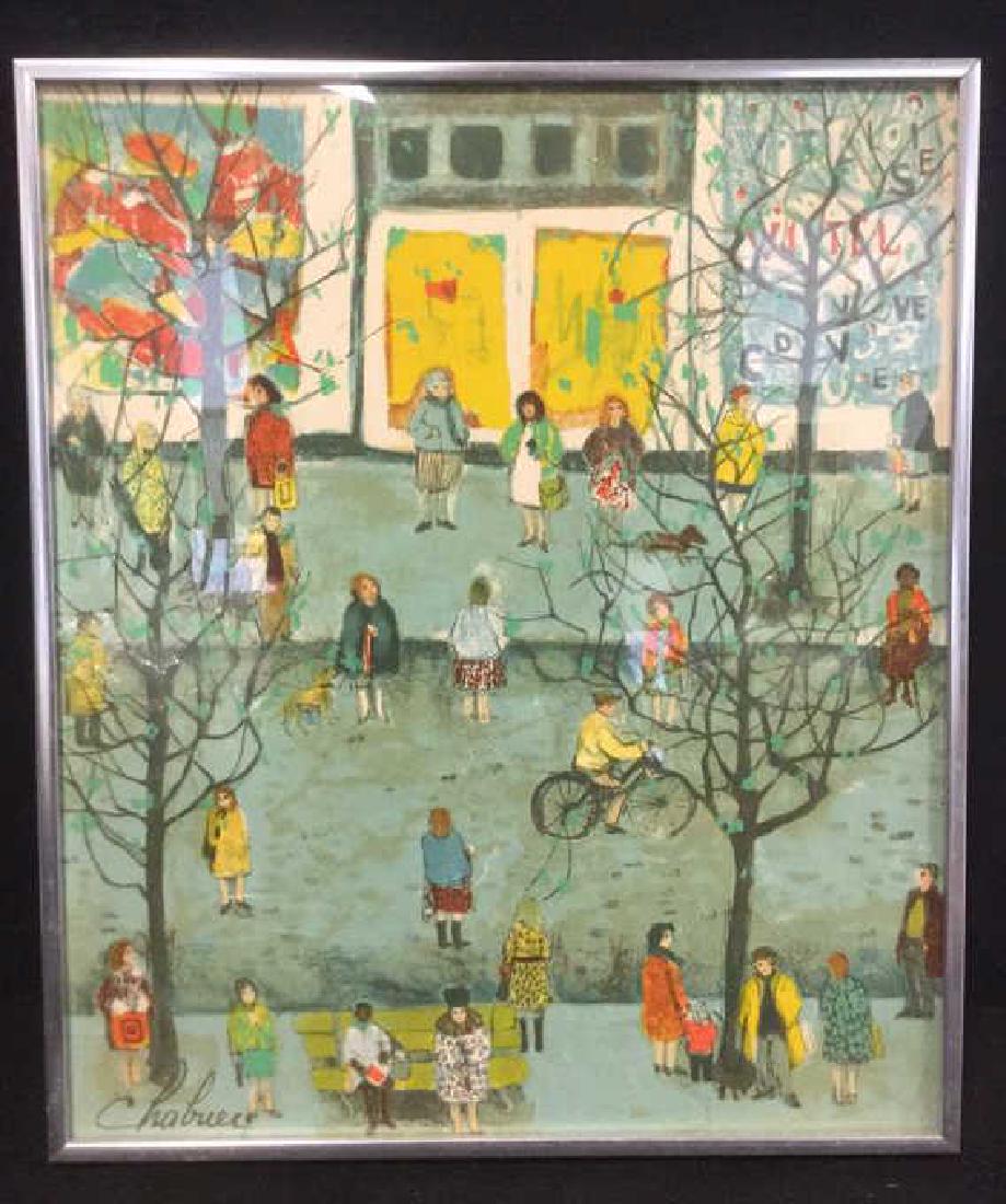 Nathalie Chabrier Print Titled "Paris Scene" (1 of 10)