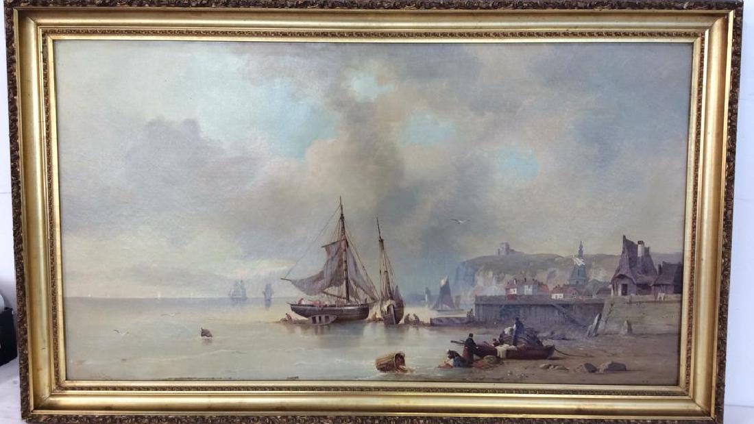 Louis de Berg Signed Oil Painting on Canvas (1 of 8)