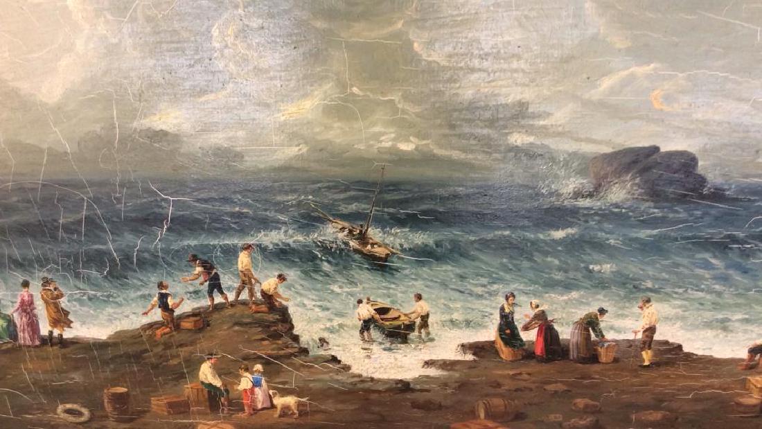 M. Montaner Oil Painting Canvas, Costa de Bretana (1 of 12)