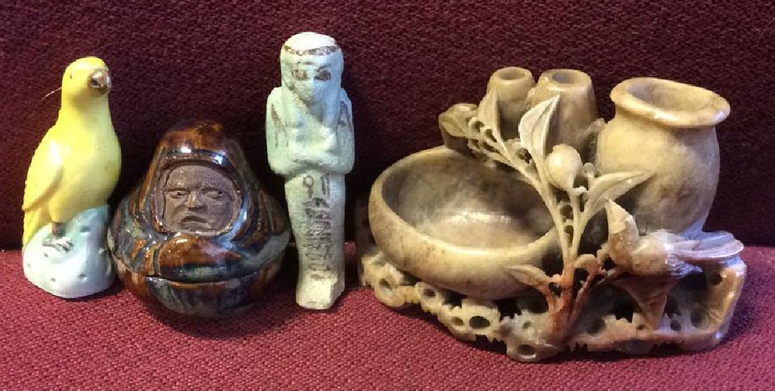 4 Group Asian, Egyptian Ceramic porcelains (1 of 11)