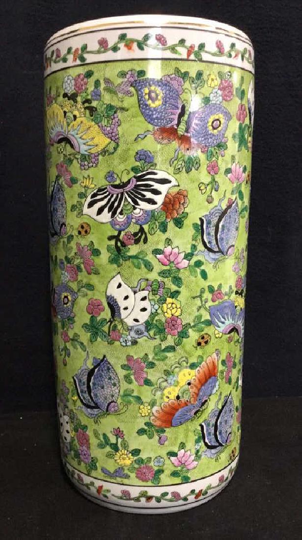 Chinese Style Oriental Ceramic Umbrella Stand (1 of 8)