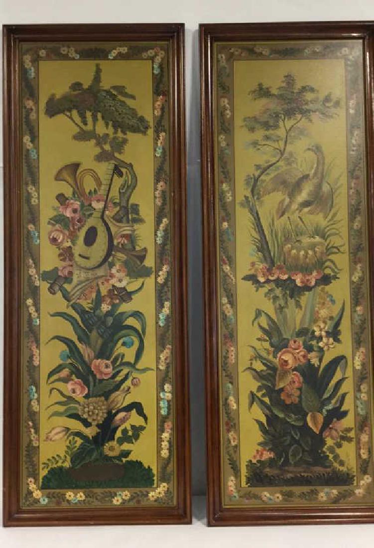 Pair MAITLAND SMITH Framed Floral Illustrative (1 of 9)