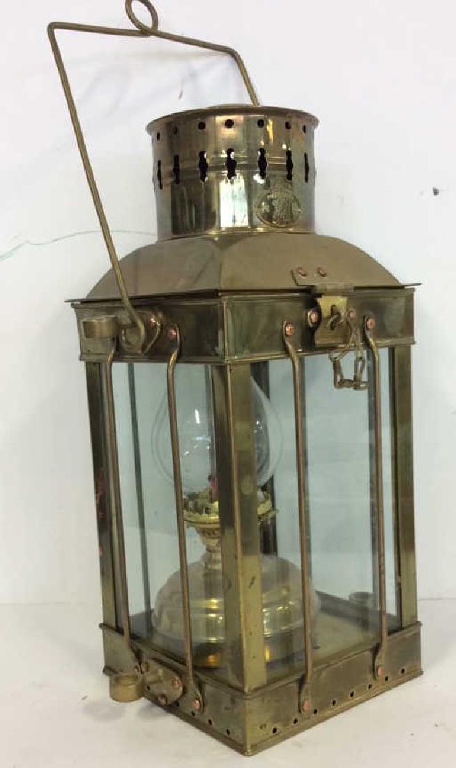Antique Nautical Brass Oil Lantern ,Neptune NR