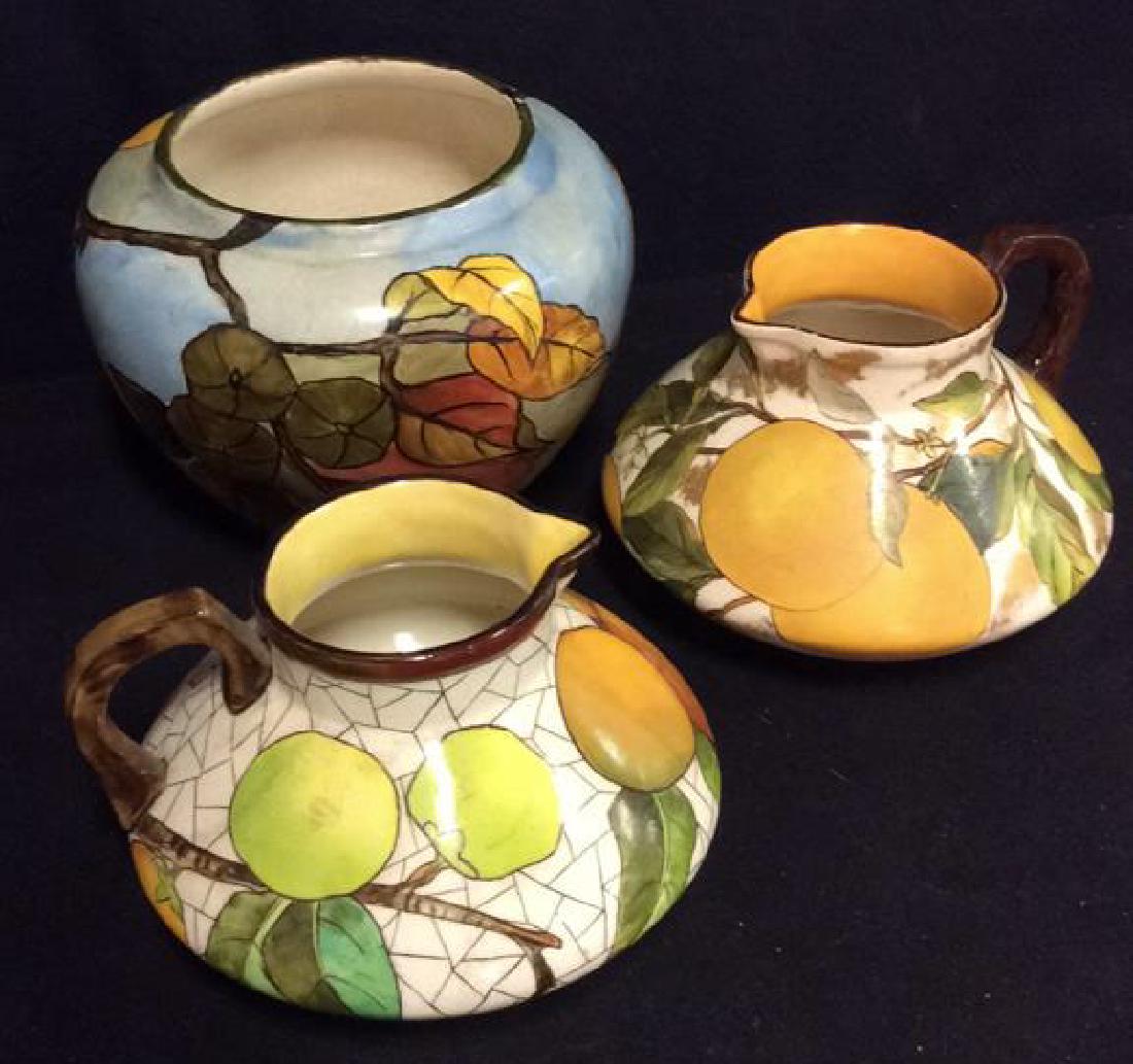 Lot 3 Jersey City Pottery IVW Ivory Ware