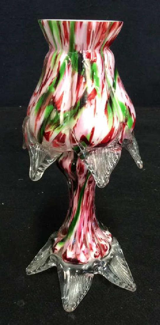 Murano Art Glass Colorful Shaped Vase (1 of 9)