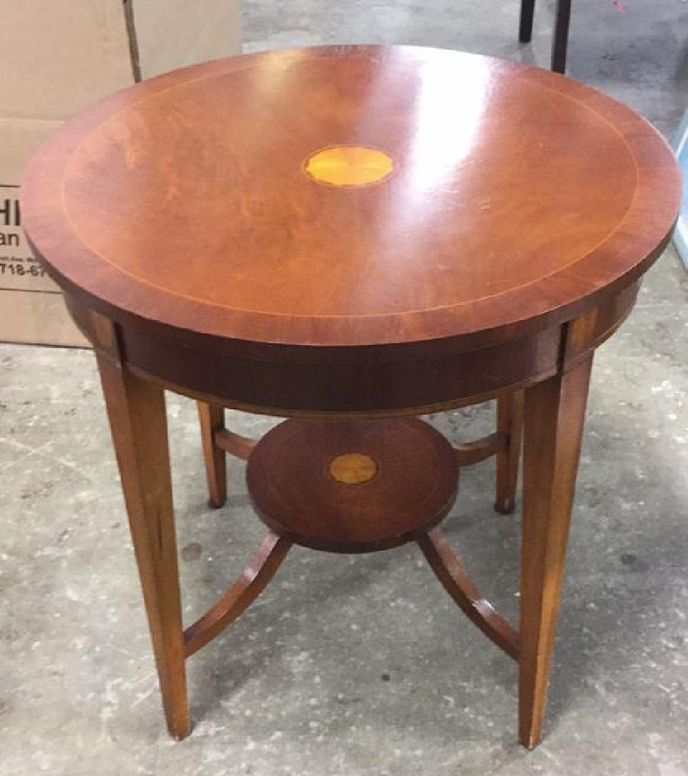 Star Centered Circular End Table (1 of 10)
