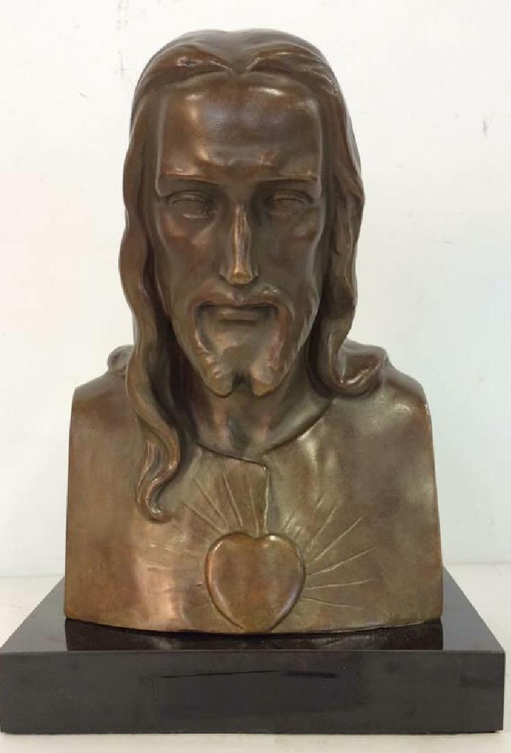 Religious Carved Jesus Figural W Base (1 of 8)