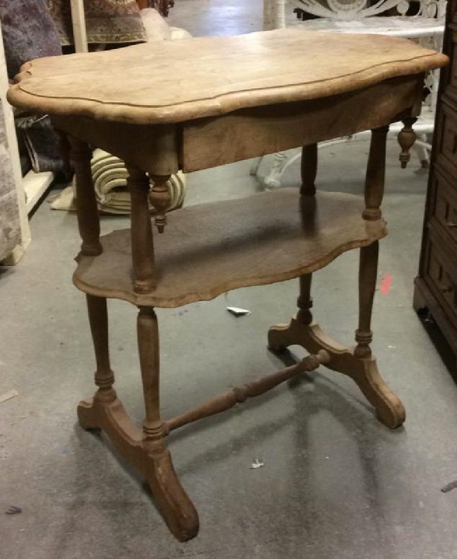 Vintage Carved Wooden Side Table (1 of 10)