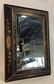 Black Toned Painted Wood Framed Mirror