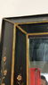 Black Toned Painted Wood Framed Mirror - 4