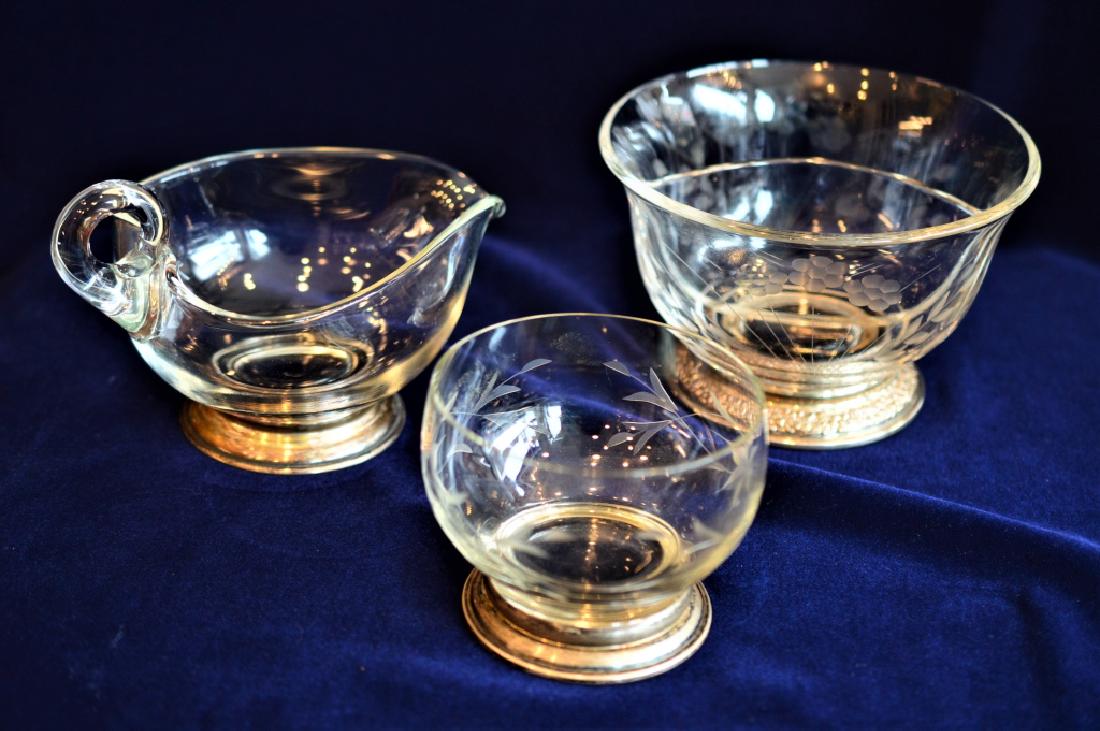 Assorted 3 Piece Collection of Crystal Bowls (1 of 1)