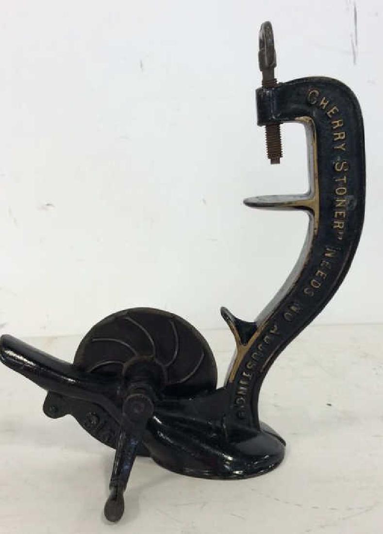 Antique Iron Metal Cherry Stoner (1 of 9)