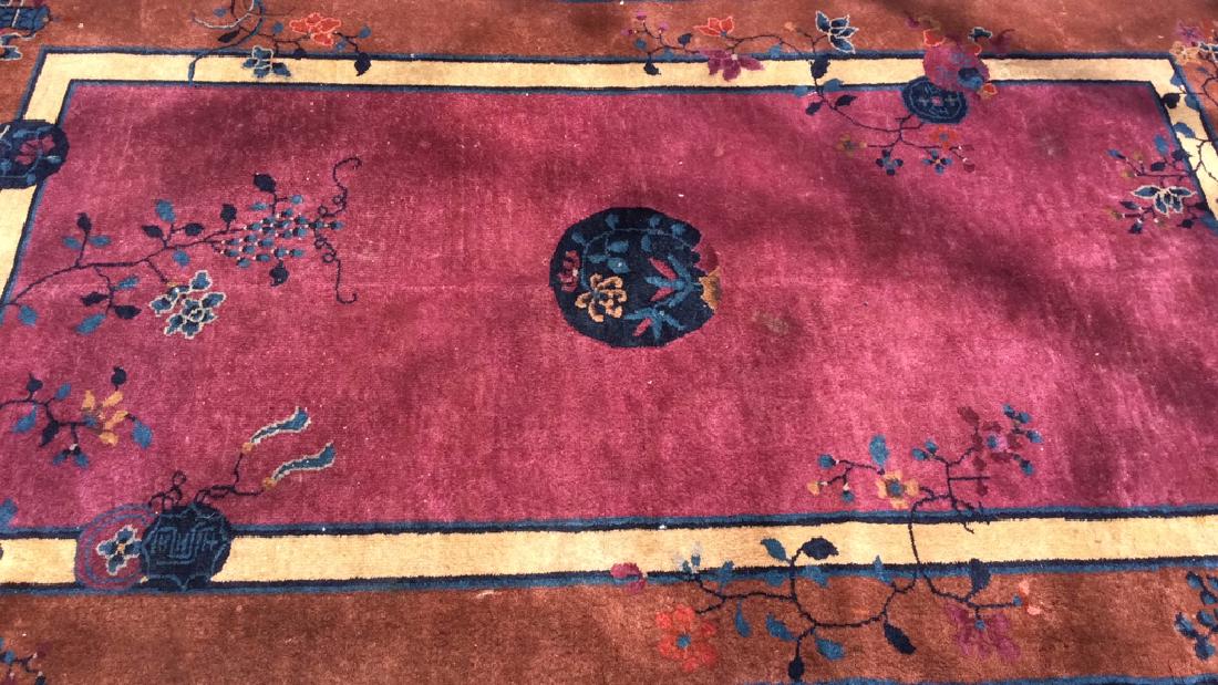 Handmade Chinese Art Deco Wool Rug (1 of 10)