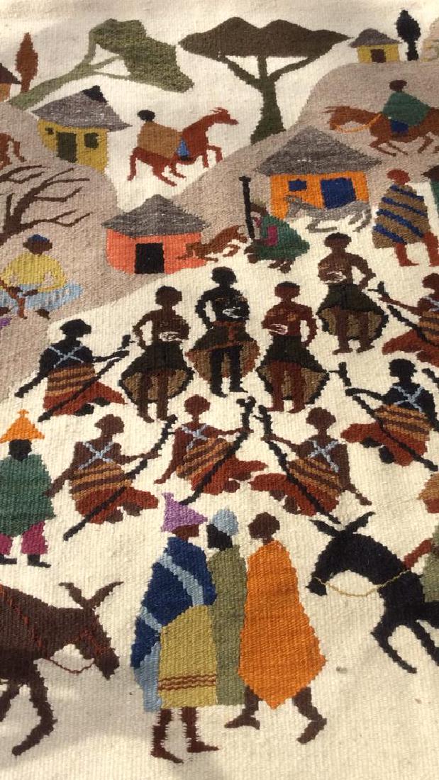 Moroccan Wool Hand Made Wall Hanging (1 of 10)