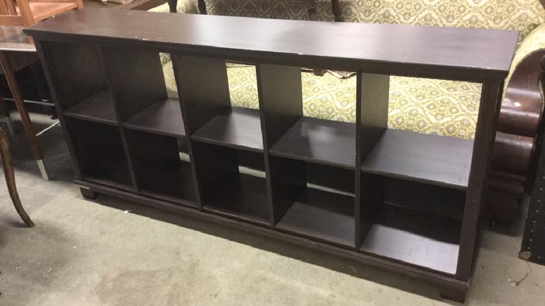 Contemporary Brown Toned Wooden Display Module (1 of 8)