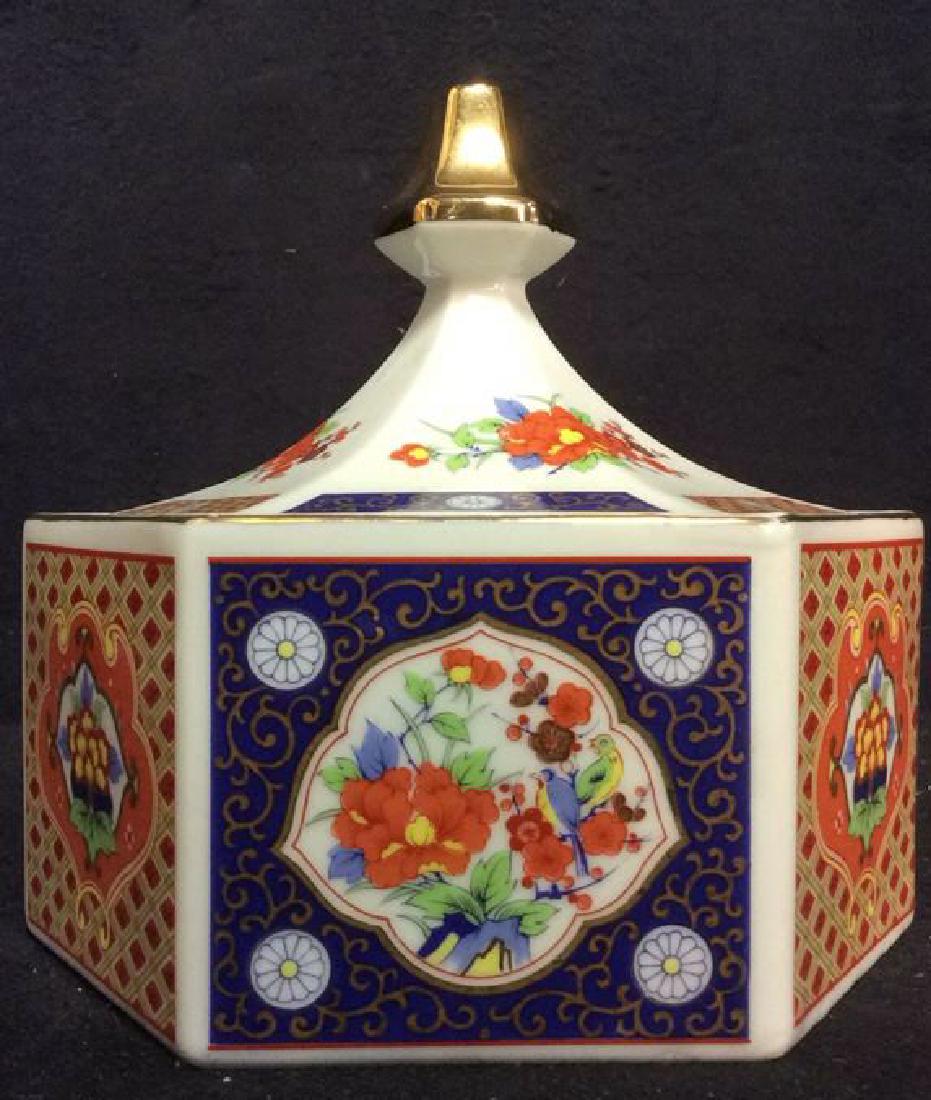 Vintage Japanese Porcelain Display Dish W Lid (1 of 10)