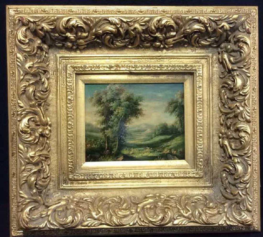 Framed Oil Painting Impressionist Style Landscape (1 of 8)