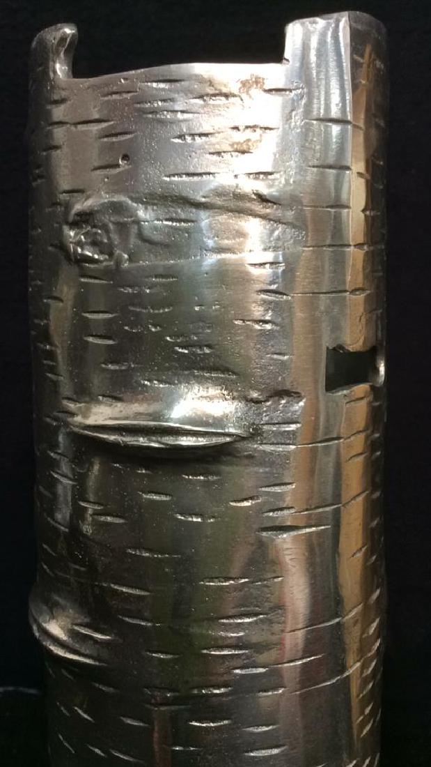 Signed Michael ARAM Birch Style Metal Vase (1 of 8)