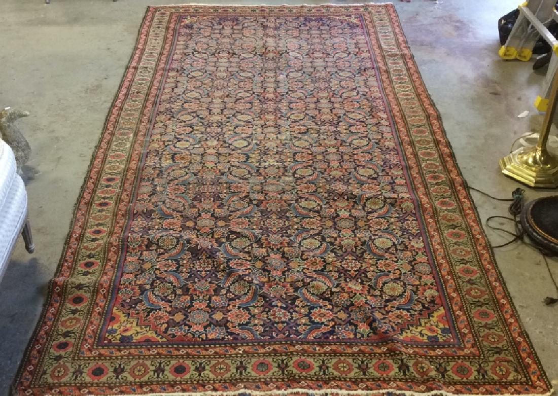 Antique Handmade Wool Rug Carpet (1 of 10)